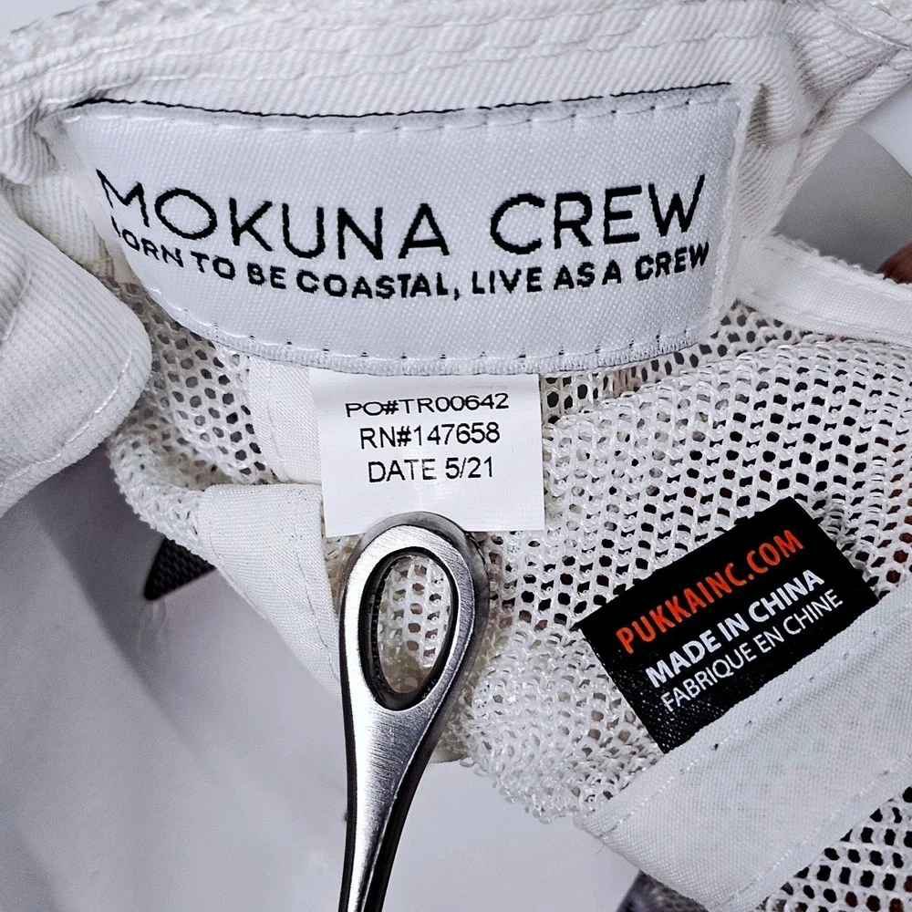 Mokuna Crew Kids Hat Trucker Gray White Mesh Tree Patch Snapback Childs‎ Girls